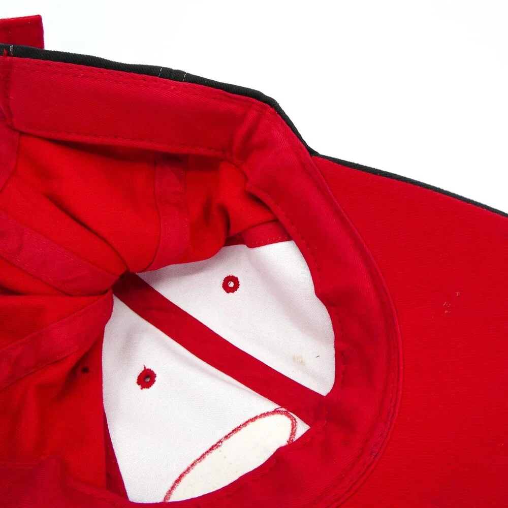 Dirt Bike Hat Mens Adjustable Red Strap‎ Baseball Cap Supercross GP THQ World